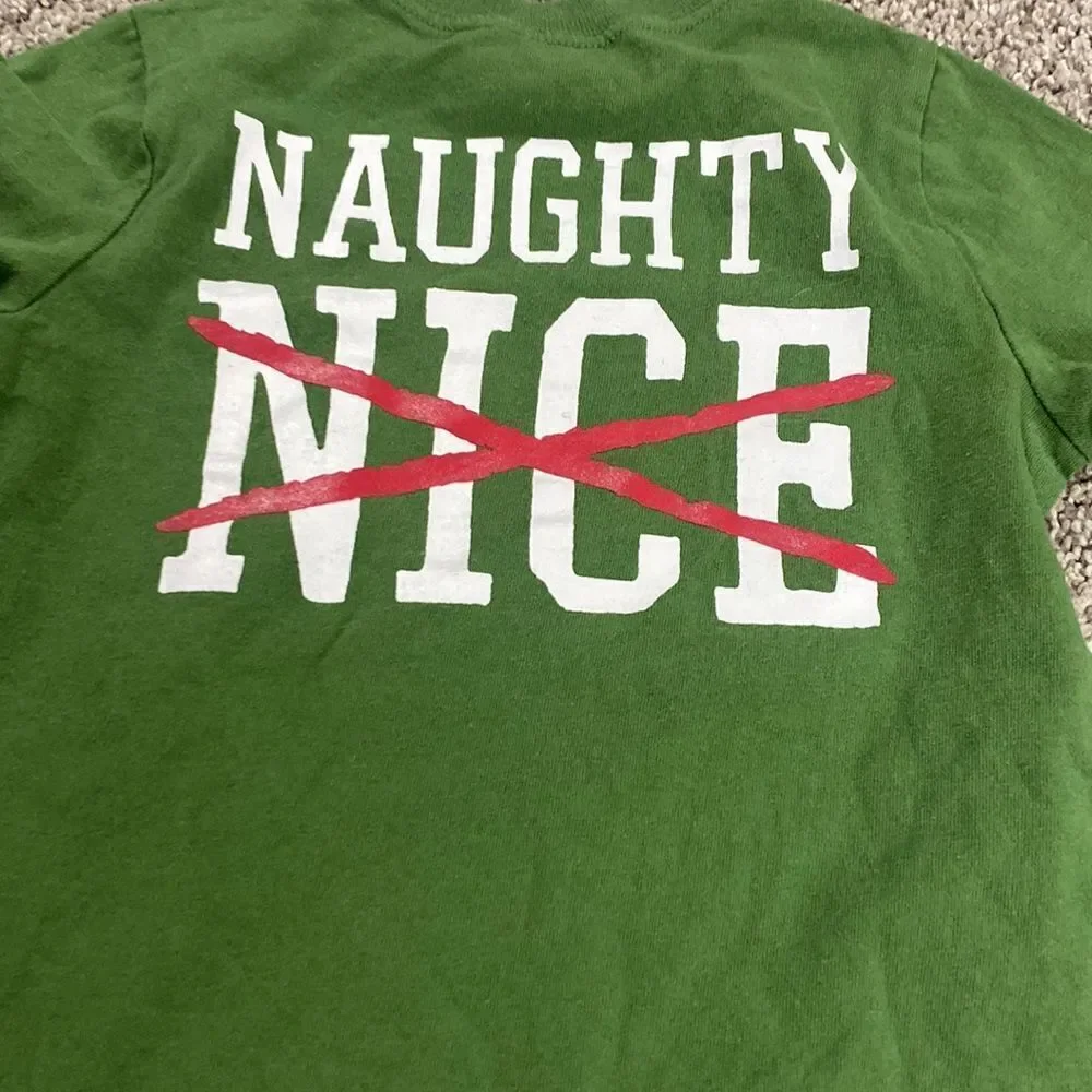 Naughty Nice Christmas 🎄 Holiday Casual shirt 3T